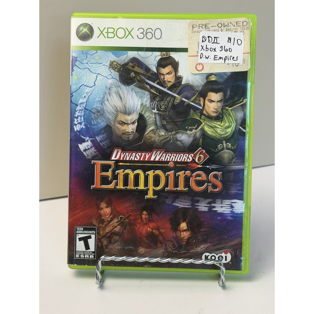 Dynasty Warriors 6: Empires (Microsoft Xbox 360, 2009)